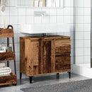 underskab til vask 65x33x60 cm konstrueret træ gammelt trælook