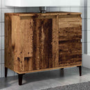 underskab til vask 65x33x60 cm konstrueret træ gammelt trælook