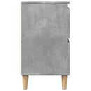 underskab til håndvask 80x33x60 cm konstrueret træ betongrå