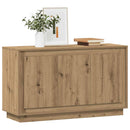 skænk håndlavet eg 102x35x55 cm konstrueret træ