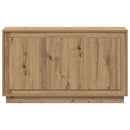 skænk håndlavet eg 102x35x55 cm konstrueret træ