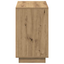 skænk håndlavet eg 102x35x55 cm konstrueret træ