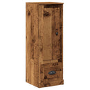 skab 36x35,5x103,5 cm konstrueret træ gammelt træ-look