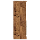 skab 36x35,5x103,5 cm konstrueret træ gammelt træ-look