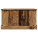 opbevaringskasse 70x40x38 cm konstrueret træ antikt træ