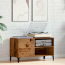 vinylskab 84,5x38x48 cm konstrueret træ antikt trælook