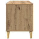 vinylskab 100x38x48 cm konstrueret træ kunsteg