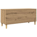 vinylskab 100x38x48 cm konstrueret træ kunsteg