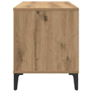vinylskab 100x38x48 cm konstrueret træ kunsteg