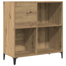 vinylskab 84,5x38x89 cm konstrueret træ kunsteg