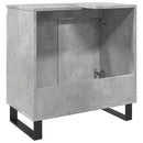 badeværelsesskab 58x33x60 cm konstrueret træ betongrå