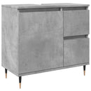 badeværelsesskab 65x33x60 cm konstrueret træ betongrå