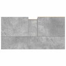 badeværelsesskab 65x33x60 cm konstrueret træ betongrå