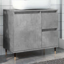 badeværelsesskab 65x33x60 cm konstrueret træ betongrå