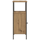 sengeborde 2 stk. 41x31x80 cm konstrueret træ kunsteg