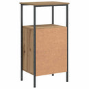 sengeborde 2 stk. 41x31x80 cm konstrueret træ kunsteg
