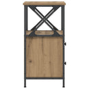 sengeborde 2 stk. 34x35,5x70 cm konstrueret træ bkunsteg