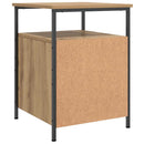 sengeborde 2 stk. 44x45x60 cm konstrueret træ kunsteg