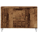 skænk 101,5x35x70 cm konstrueret træ gammelt trælook