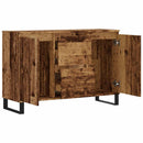 skænk 101,5x35x70 cm konstrueret træ gammelt trælook