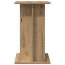 akvariestativ håndlavet eg 80x35x60 cm konstrueret træ