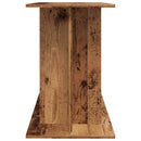 akvariebord 100x40x60 cm konstrueret træ antikt trælook