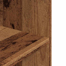 akvariebord 100x40x60 cm konstrueret træ antikt trælook
