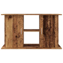 akvariebord 101x41x58 cm konstrueret træ antikt trælook