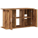 akvariebord 101x41x58 cm konstrueret træ antikt trælook
