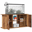 akvariebord 121x41x58 cm konstrueret træ antikt trælook