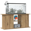 akvariestativ håndlavet eg 121x41x58 cm konstrueret træ