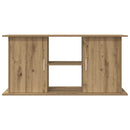 akvariestativ håndlavet eg 121x41x58 cm konstrueret træ