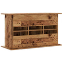akvariebord 101x41x58 cm konstrueret træ antikt trælook