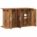 akvariebord 101x41x58 cm konstrueret træ antikt trælook