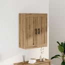 vægskab 69,5x34x90 cm konstrueret træ egetræsfarve