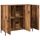 skab 90x34x80 cm konstrueret træ gammelt træ-look