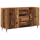 skænk 100x36x60 cm konstrueret træ gammelt træ-look