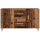 skænk 100x36x60 cm konstrueret træ gammelt træ-look