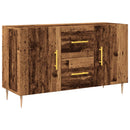 skænk 100x36x60 cm konstrueret træ gammelt træ-look