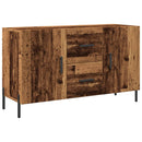 skænk 100x36x60 cm konstrueret træ gammelt træ-look