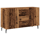 skænk 100x36x60 cm konstrueret træ gammelt træ-look
