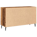skænk 100x36x60 cm konstrueret træ gammelt træ-look
