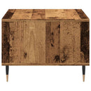 sofabord 60x50x36,5 cm konstrueret træ antikt trælook
