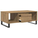 sofabord 90x50x36,5 cm konstrueret træ kunsteg