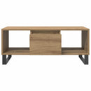 sofabord 90x50x36,5 cm konstrueret træ kunsteg