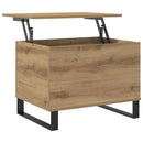 sofabord 60x44,5x45 cm konstrueret træ kunsteg