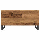 sofabord 90x44,5x45 cm konstrueret træ antikt træ