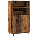 skab 60x36x110 cm konstrueret træ gammelt træ-look
