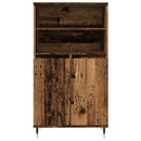 skab 60x36x110 cm konstrueret træ gammelt træ-look