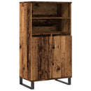 skab 60x36x110 cm konstrueret træ gammelt træ-look